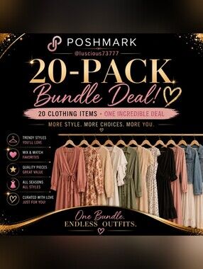 20 Item Women's Clothing Bundle | Dresses, Tops, Jeans & More | Mystery Box |